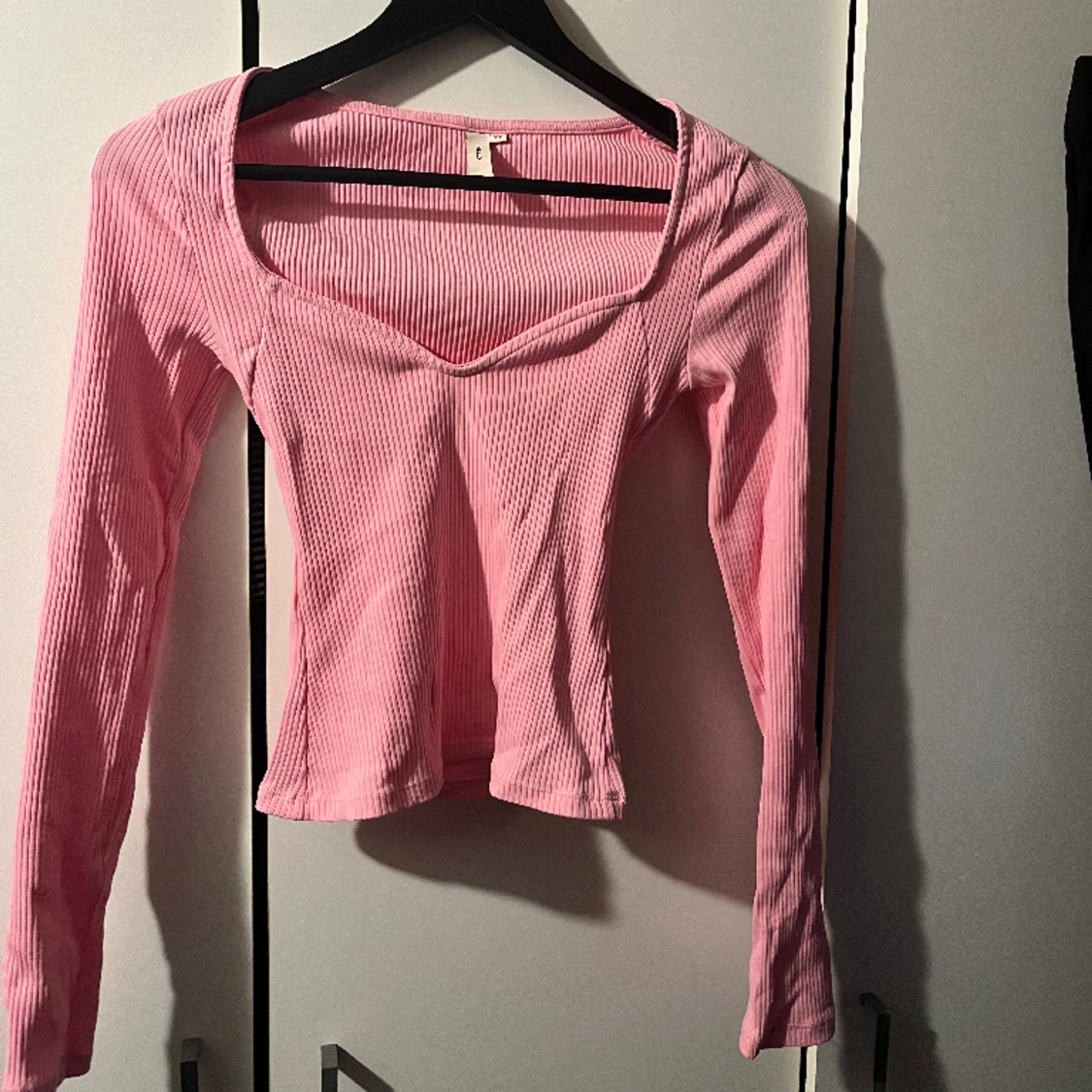 Rosa långärmad topp - 90