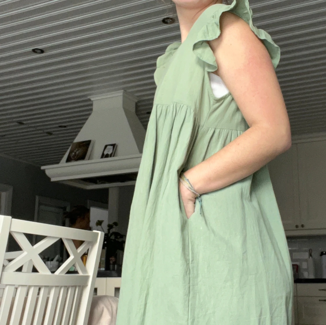 Grön klänning  - 91