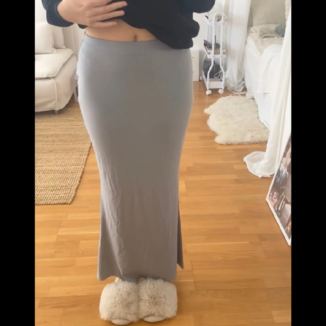 Grå kjol bikbok - 90