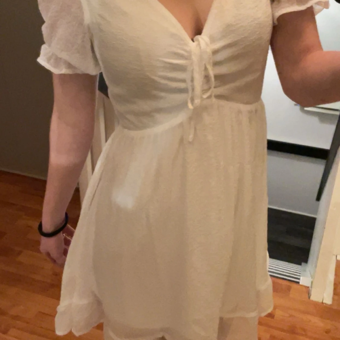 Vit klänning  - 90