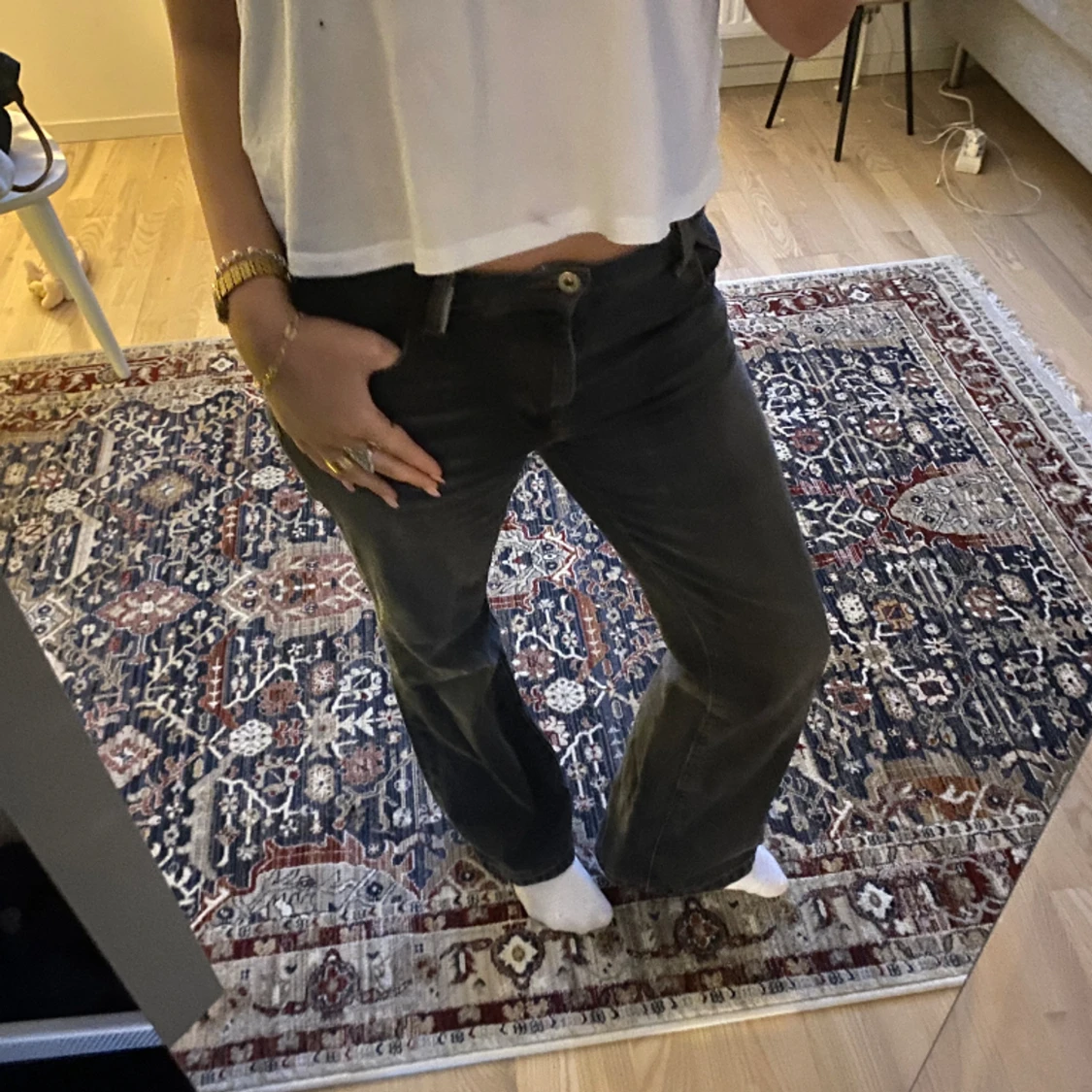 Lågmidjade Jeans 