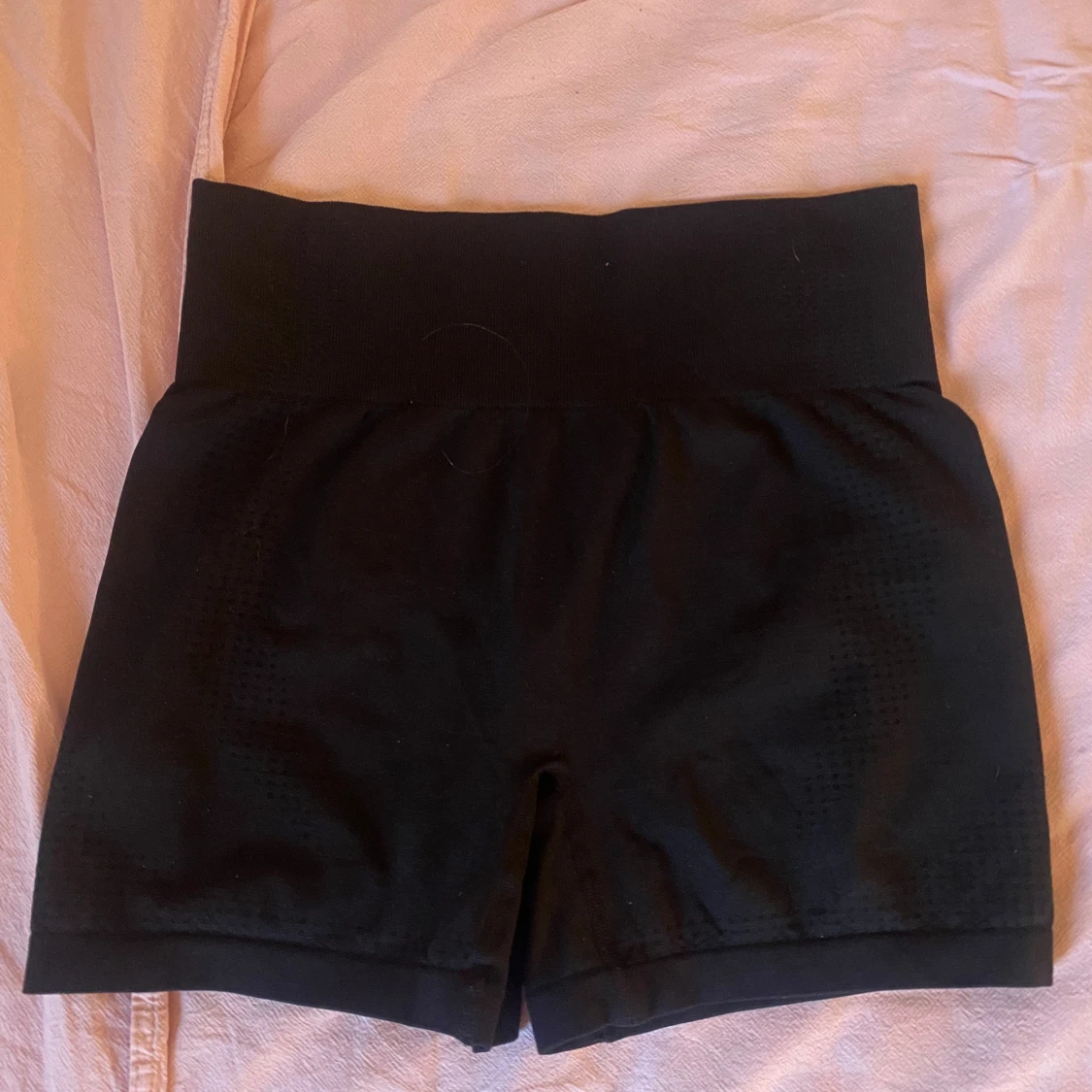 Svarta tighta träningsshorts/gymshorts