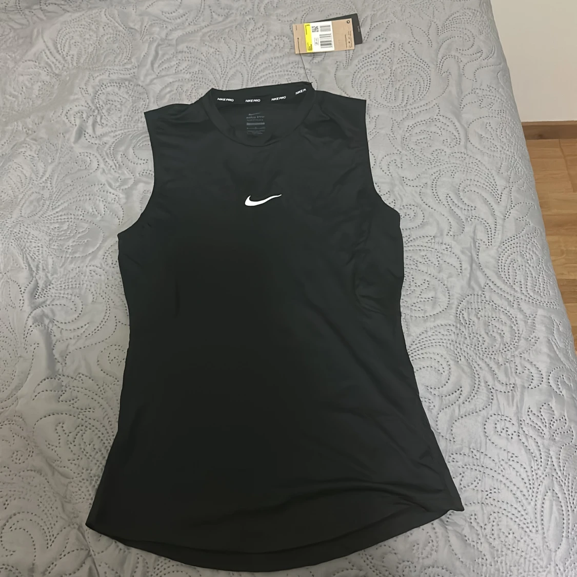 Svart Nike pro compression linne