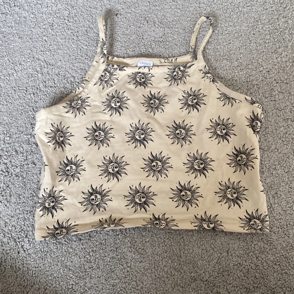 Beige linne med solar - 90