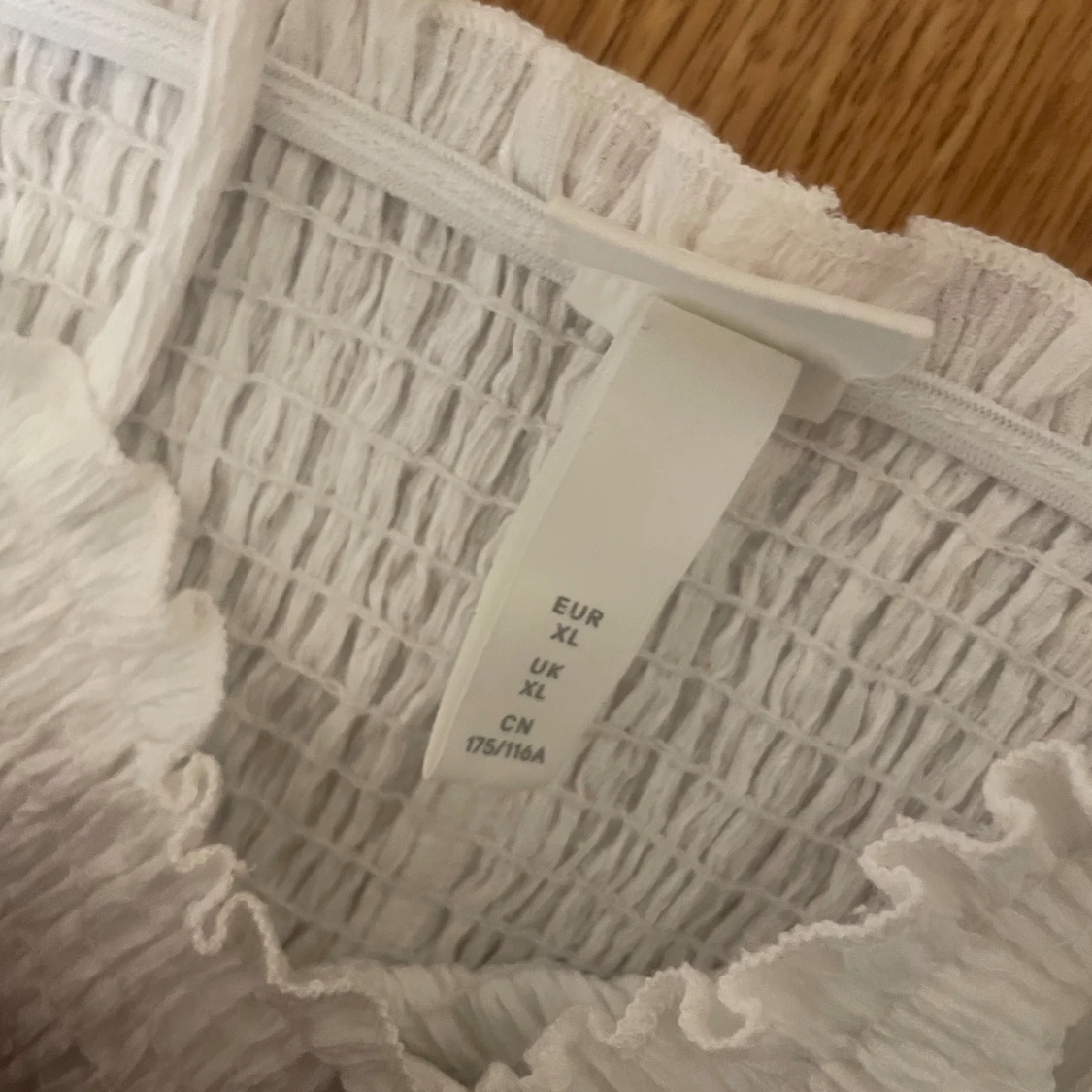 Vit läng klänning👗 - 90