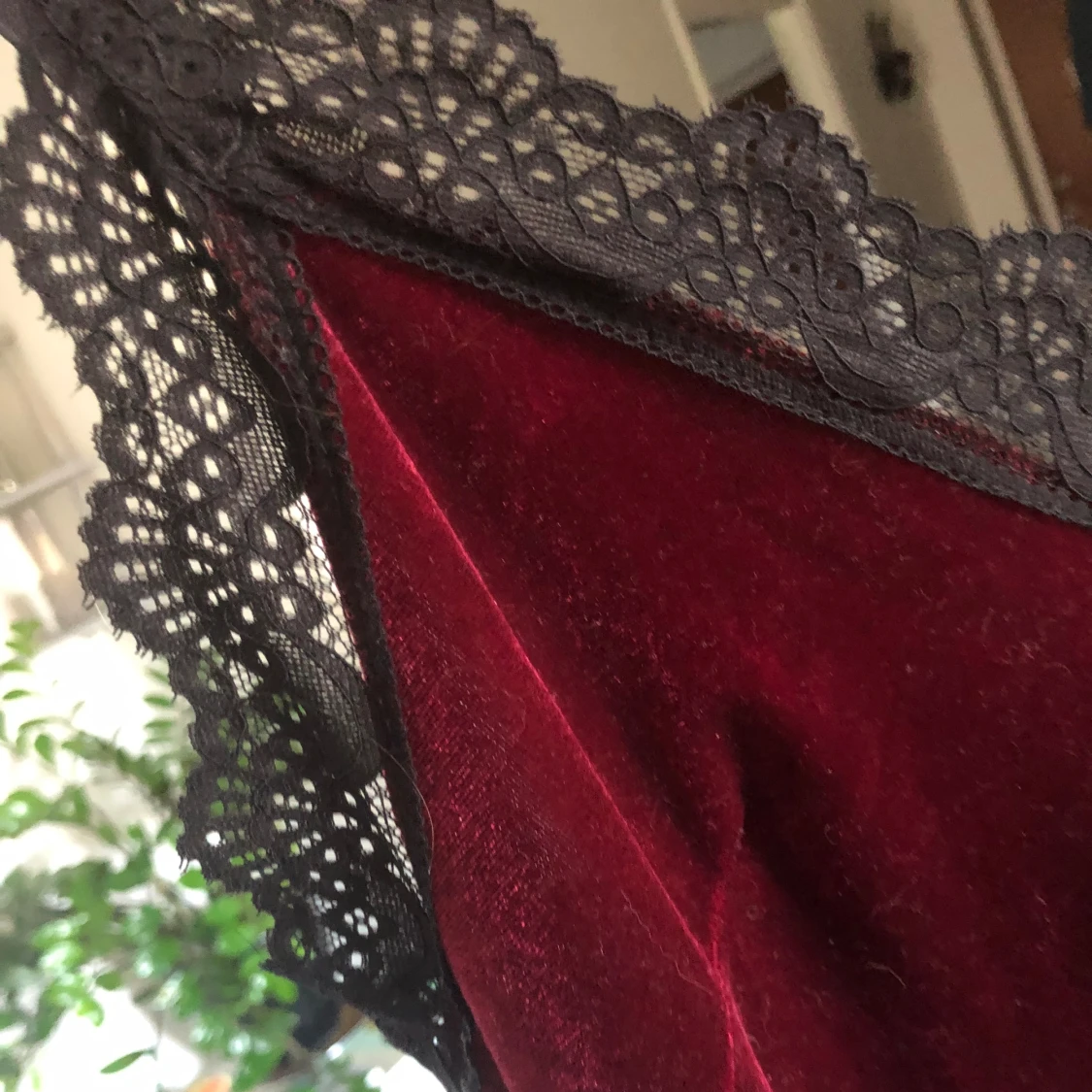 Sammet klänning - 92