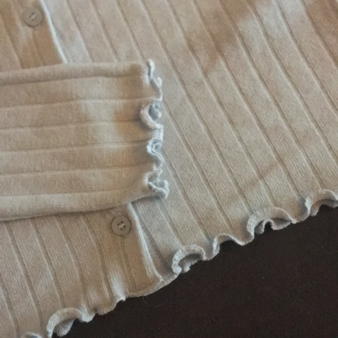 Mysig ljus blå tröja (tunnt tyg) - 90