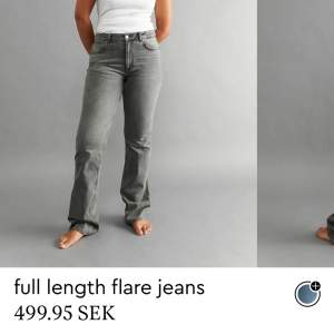 Jeans från gina tricot som är utsvängda och mid waist 💕Köpta för 500