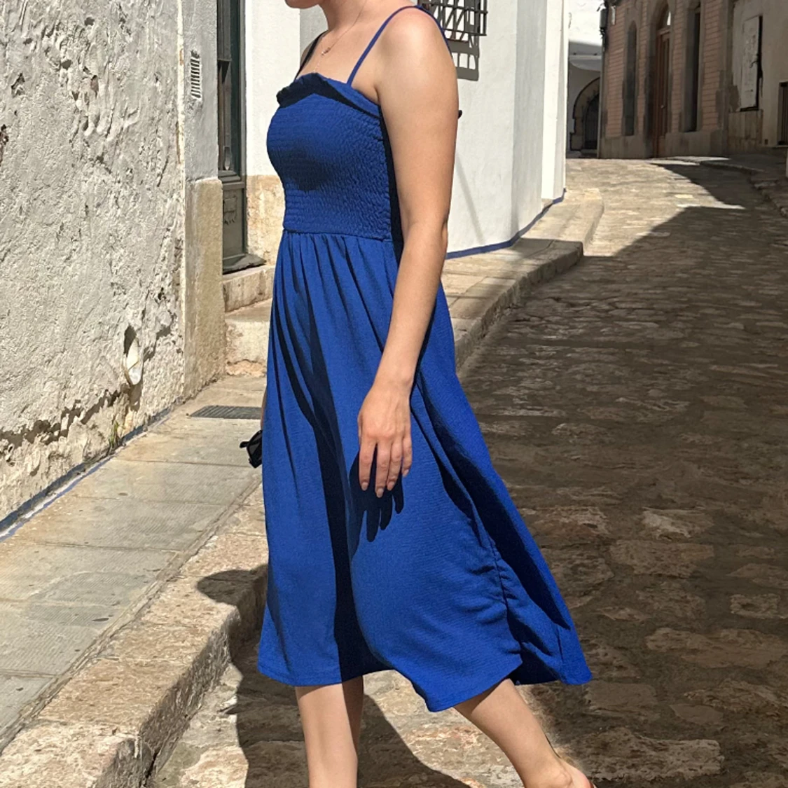 Blå sommarklänning 