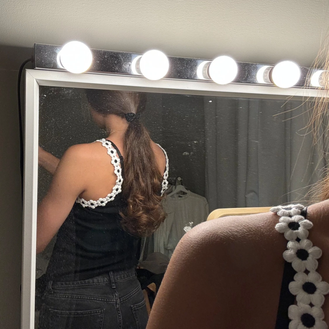 Linne med blommor - 90