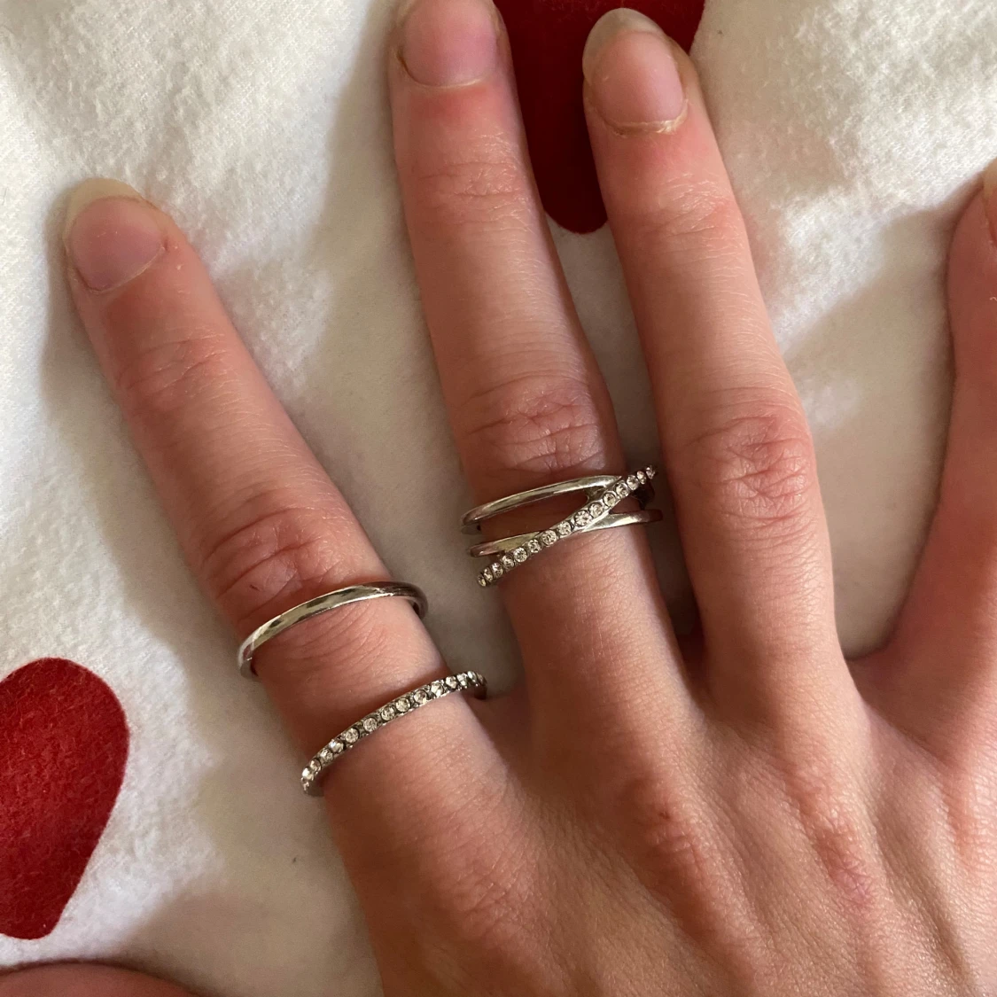 Tre ”stacking” ringar 