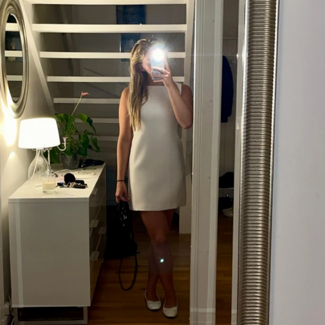 Vit somrig klänning☀️