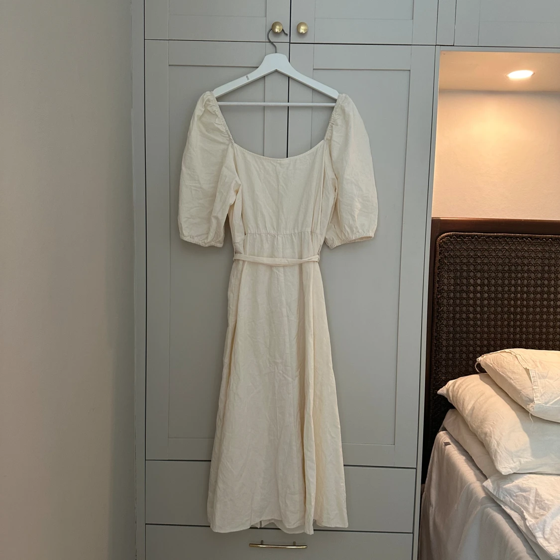 Vit somrig klänning - 91