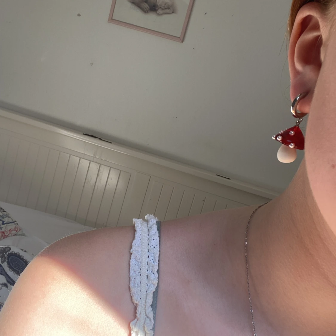 Röda svampörhängen - 91