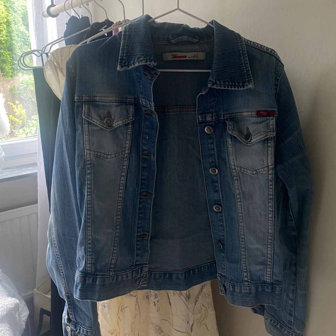 Blå Jeansjacka  - 90