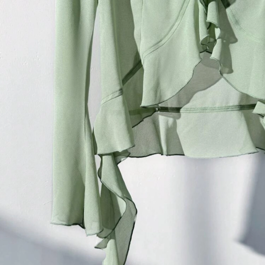 Superfin ljus grön topp - 92