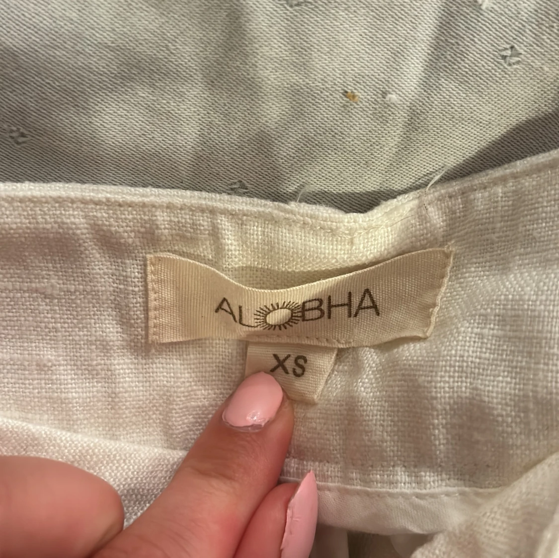 Vita linnebyxor  - 91