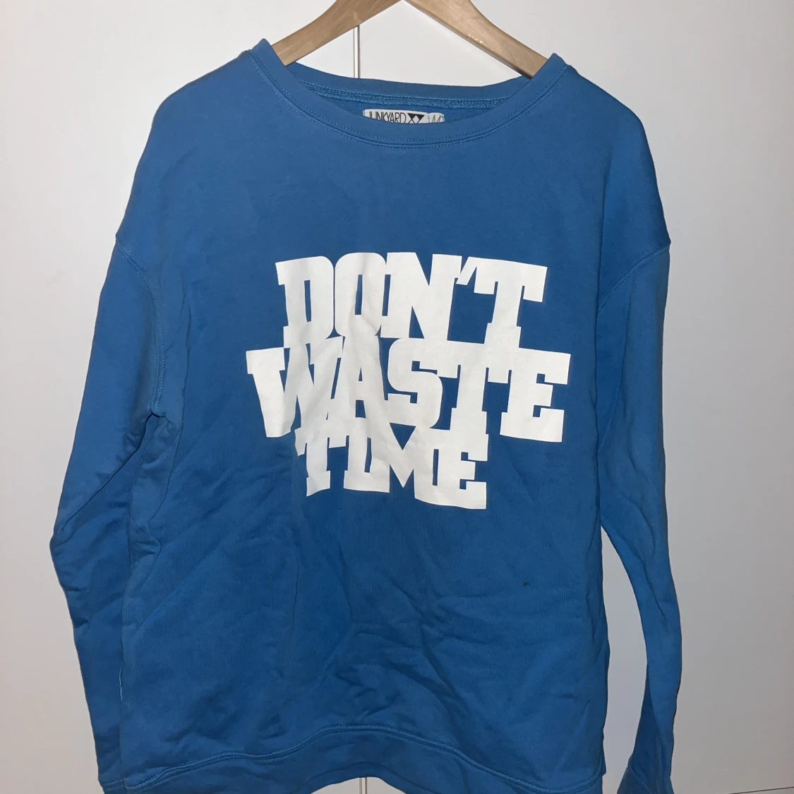 Blå oversized tjocktröja - 90