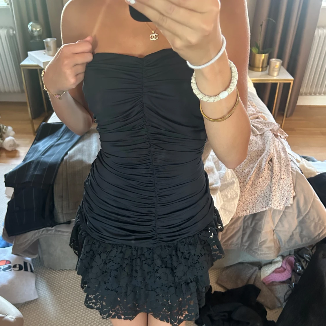 Svart fest klänning - 90