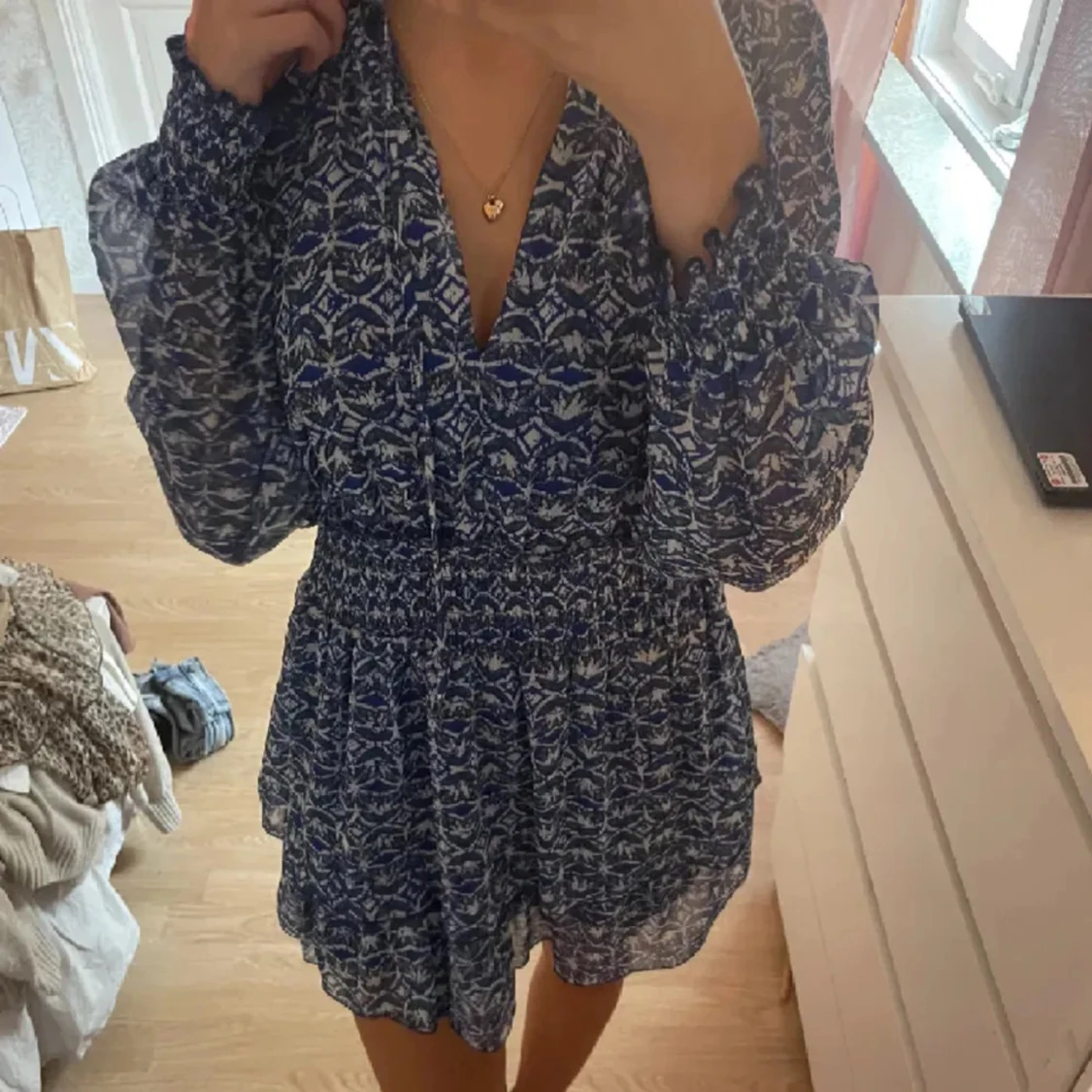 Blå klänning, Zara