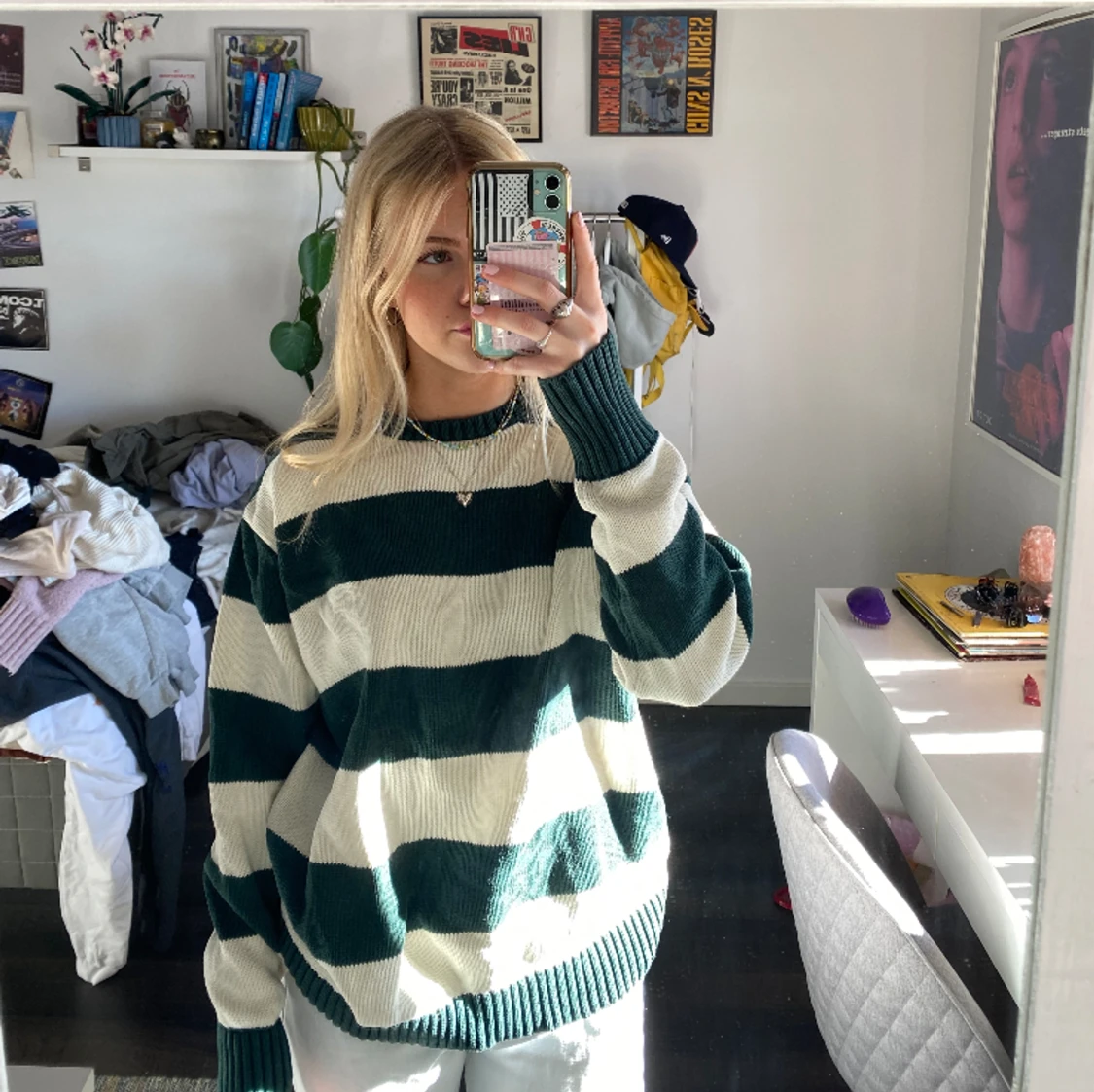 Stickad brandy tröja