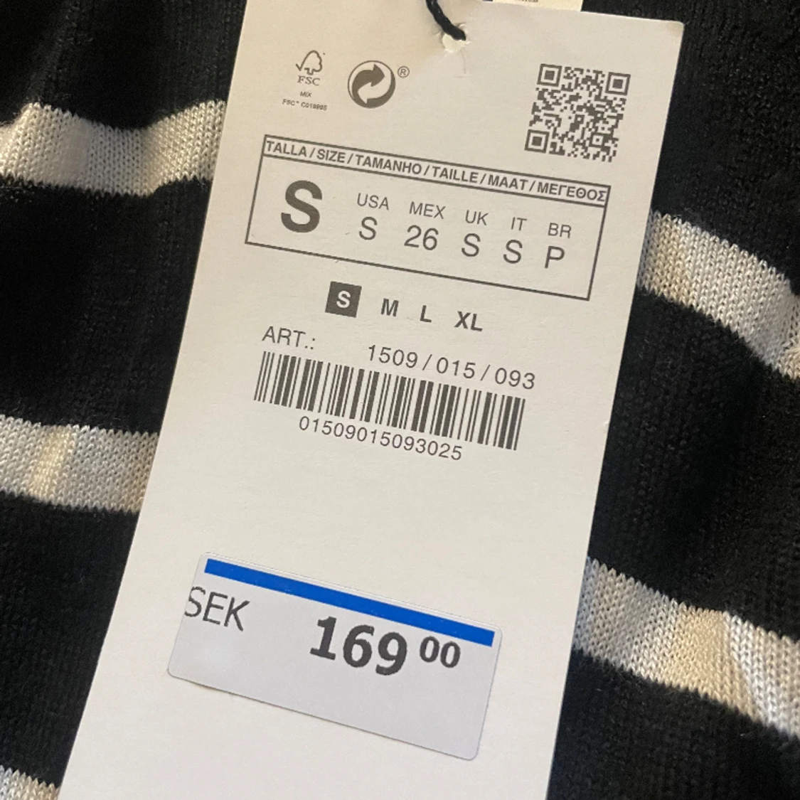 Randig zara tröja - 91