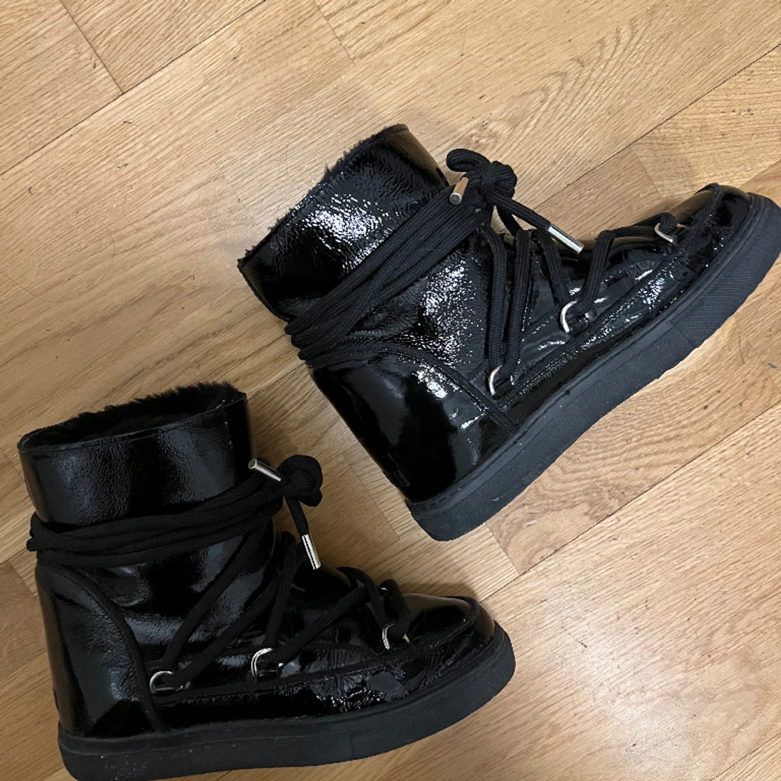 Inuikii Full Leather Naplack Wedge - 91