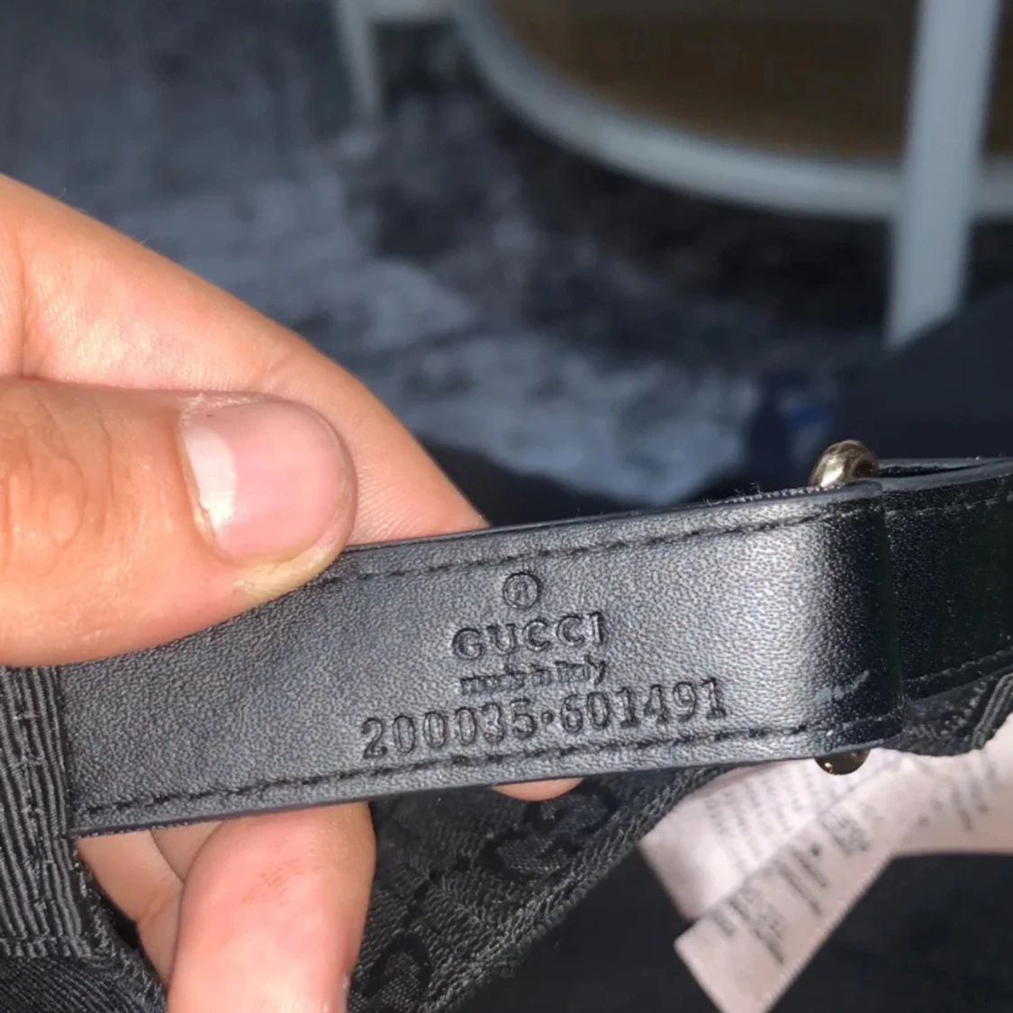 Gucci canvas black keps  - 90