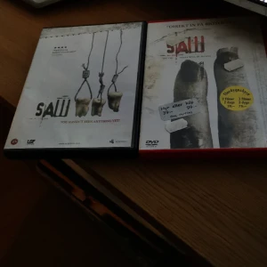 2 st dvd filmer saw 2 och 3 - 2 st dvd filmer  saw 2 och 3