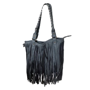 Fransig handväska - Jättefin🌞 Har några defekter vid handtaget!  Lång (från vänster till höger) 33 cm, Bred 6 cm, Höjden (från toppen till botten) 33 cm