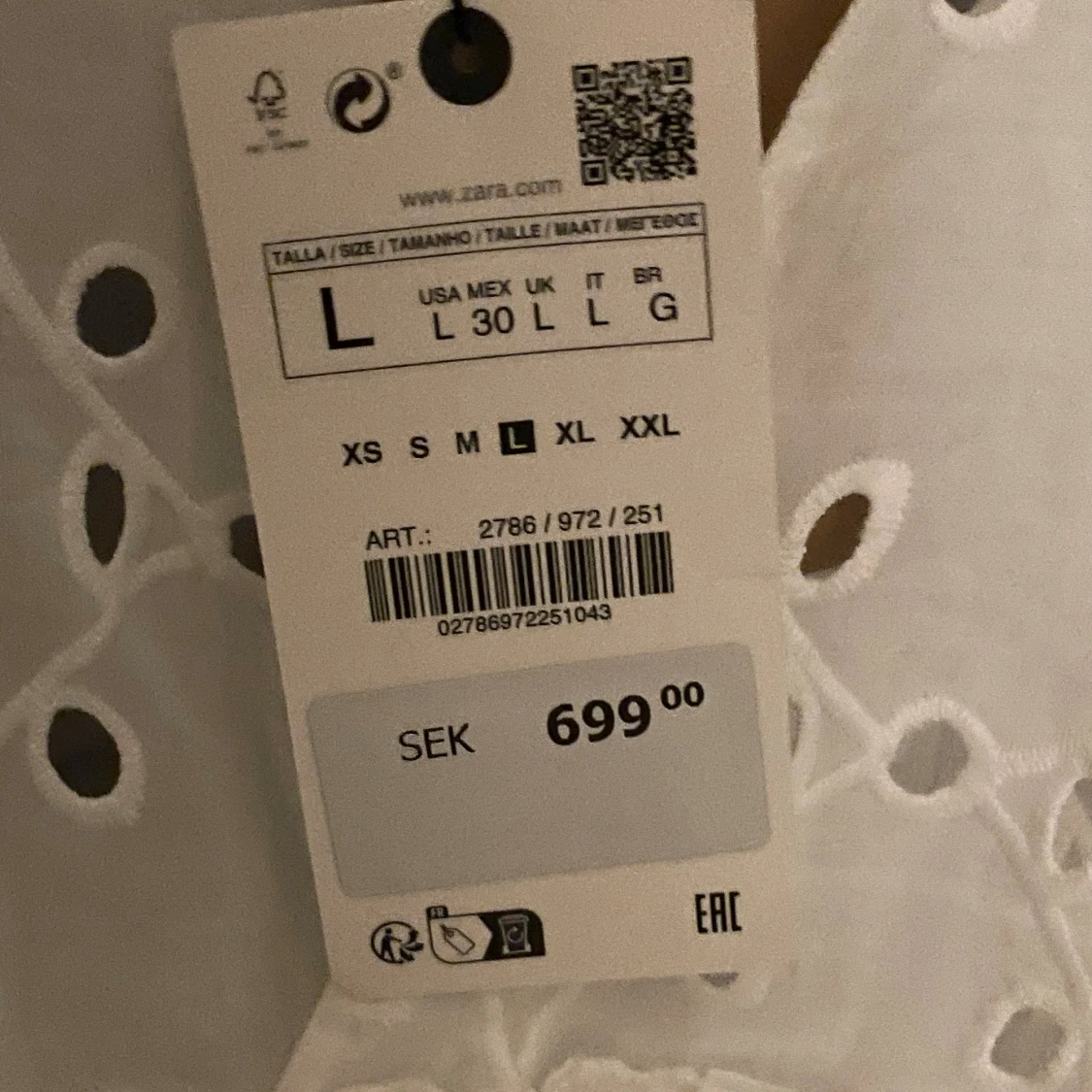 Vit klännning ZARA - 93