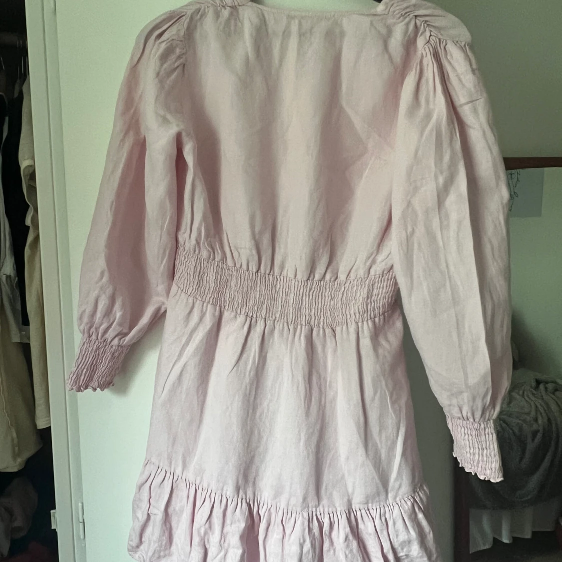 Rosa Volangklänning  - 91