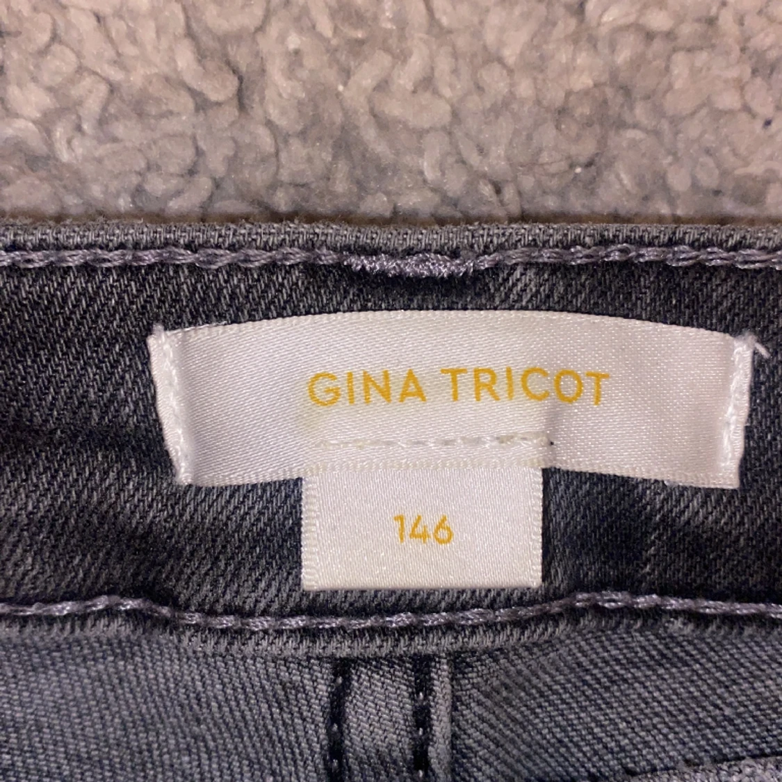 Lågmidjade botcut jeans  - 90