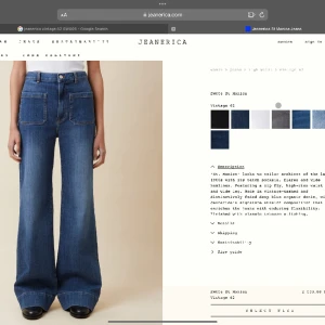 Jeanerica jeans - Storlek 27, supersköna!! Nypris 1800kr. Skriv för fler bilder💗💗💗