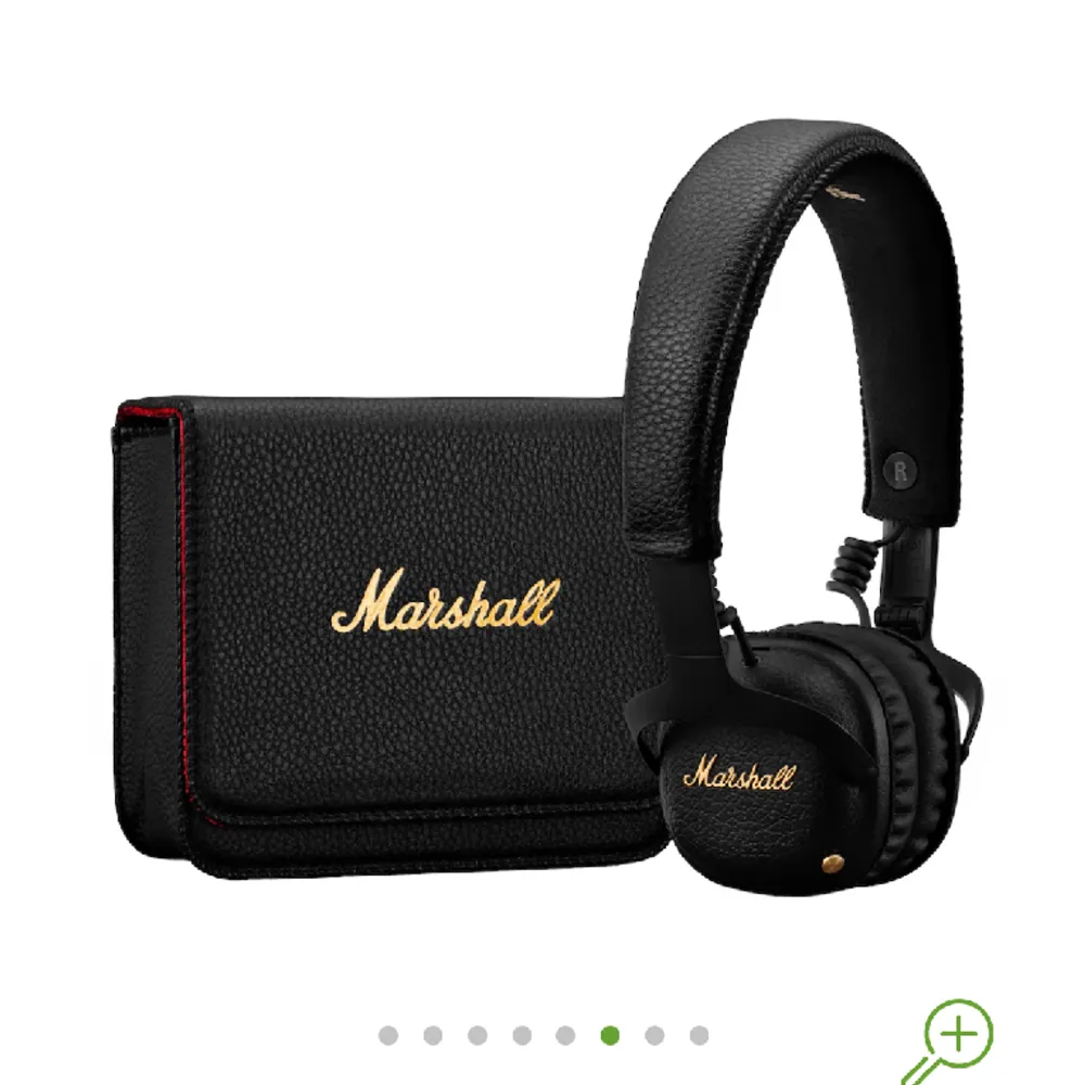 Säljer ett par Marshall bluetooth hörlurar och deras skick är 9/10. Fodralet ingår också. De har inte gått sönder eller nåt sånt men har haft de i ungefär ett halvt år. Ljudet funkar perfekt. Mitt pris är 950kr. Övrigt.