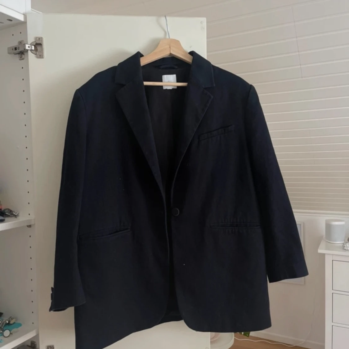 Svart kappa kavaj blazer jacka HM - 90