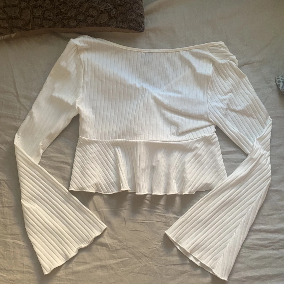 Långärmad topp/blus Vit - 91