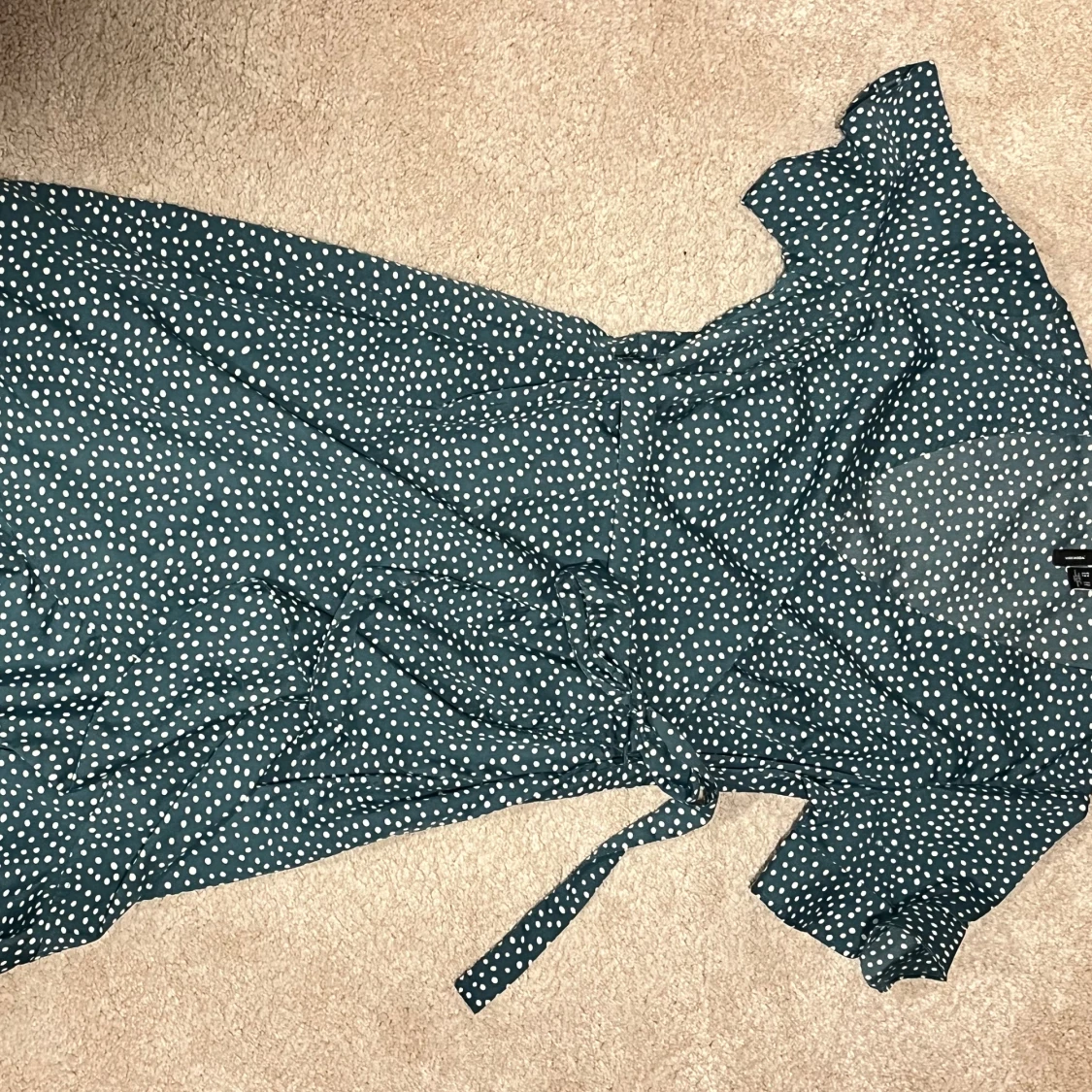 Omlottklänning turkos - 93