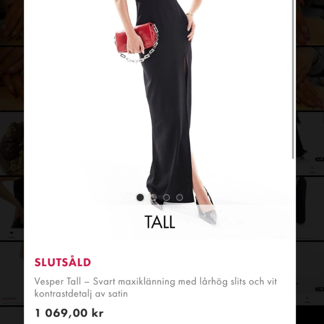 Klänning vesper tall - 92