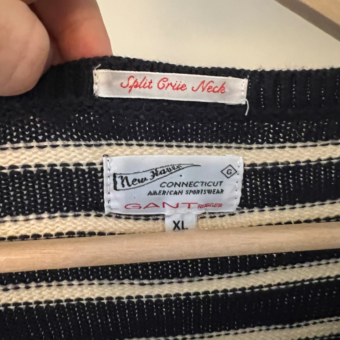 Gant randig stickad tröja - 90