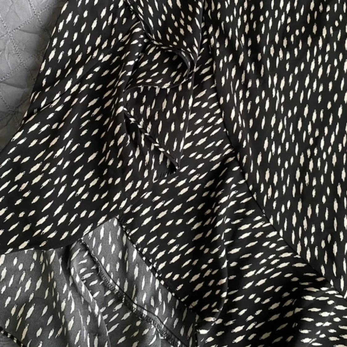 Svart och vit mönstrad kjol - 91