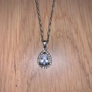 Halsband  - Halsband med Fin silvrig Sten 