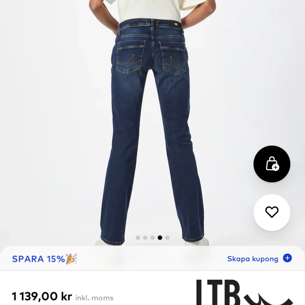 Ltb jeans i modellen valerie💕 Storlek: 28/34💕 Jeansen är i jättebra skick då jag knappt använt dem då de tyvärr inte passade inte mig💕. Jeans & Byxor.