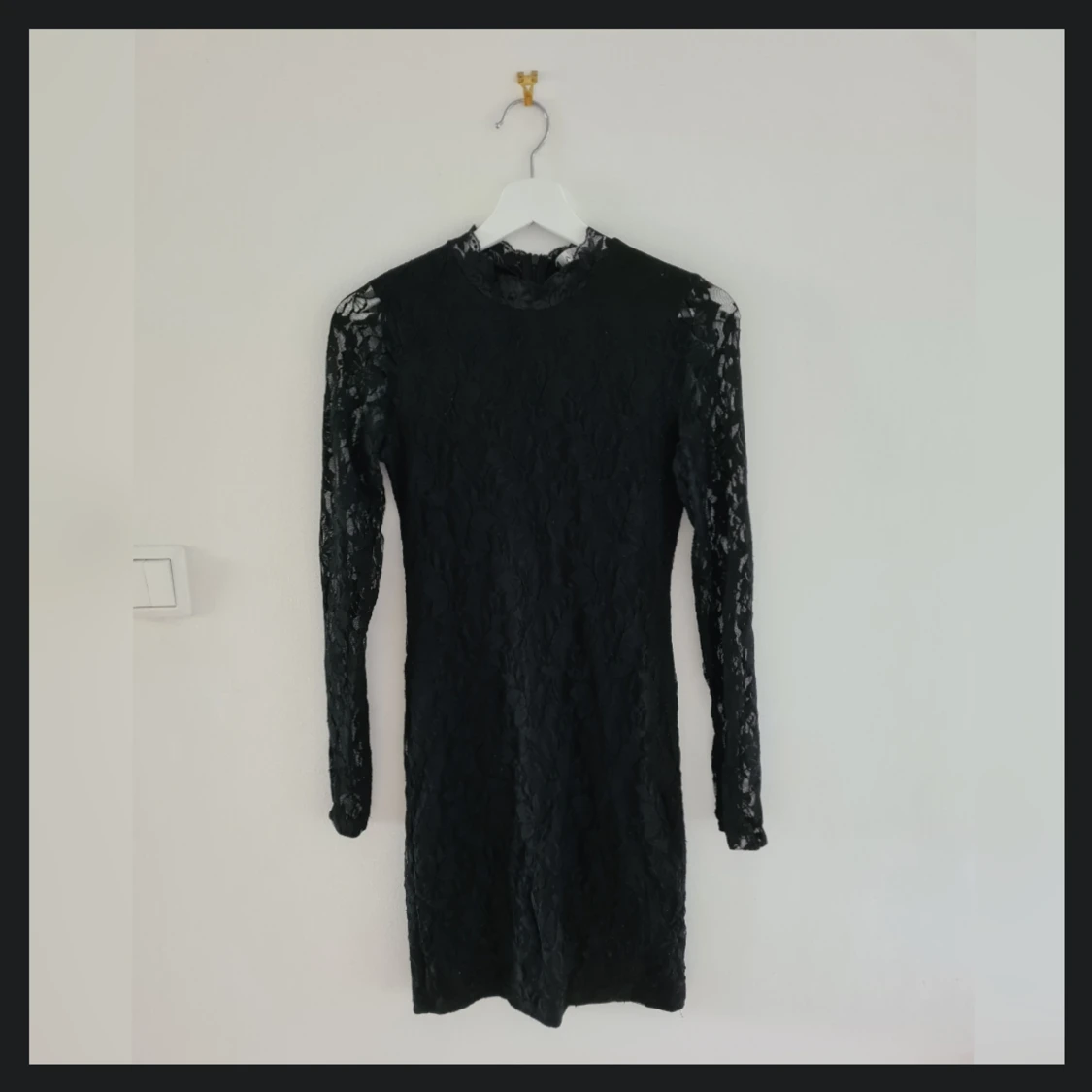 Svart klänning med spets
