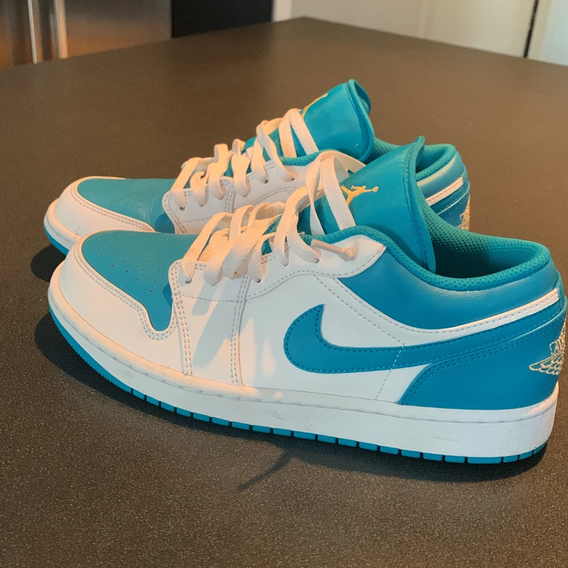 Air jordan 1 Low blå/vit - 90