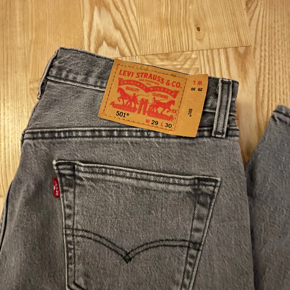 Levis jeans 501 grå - 90