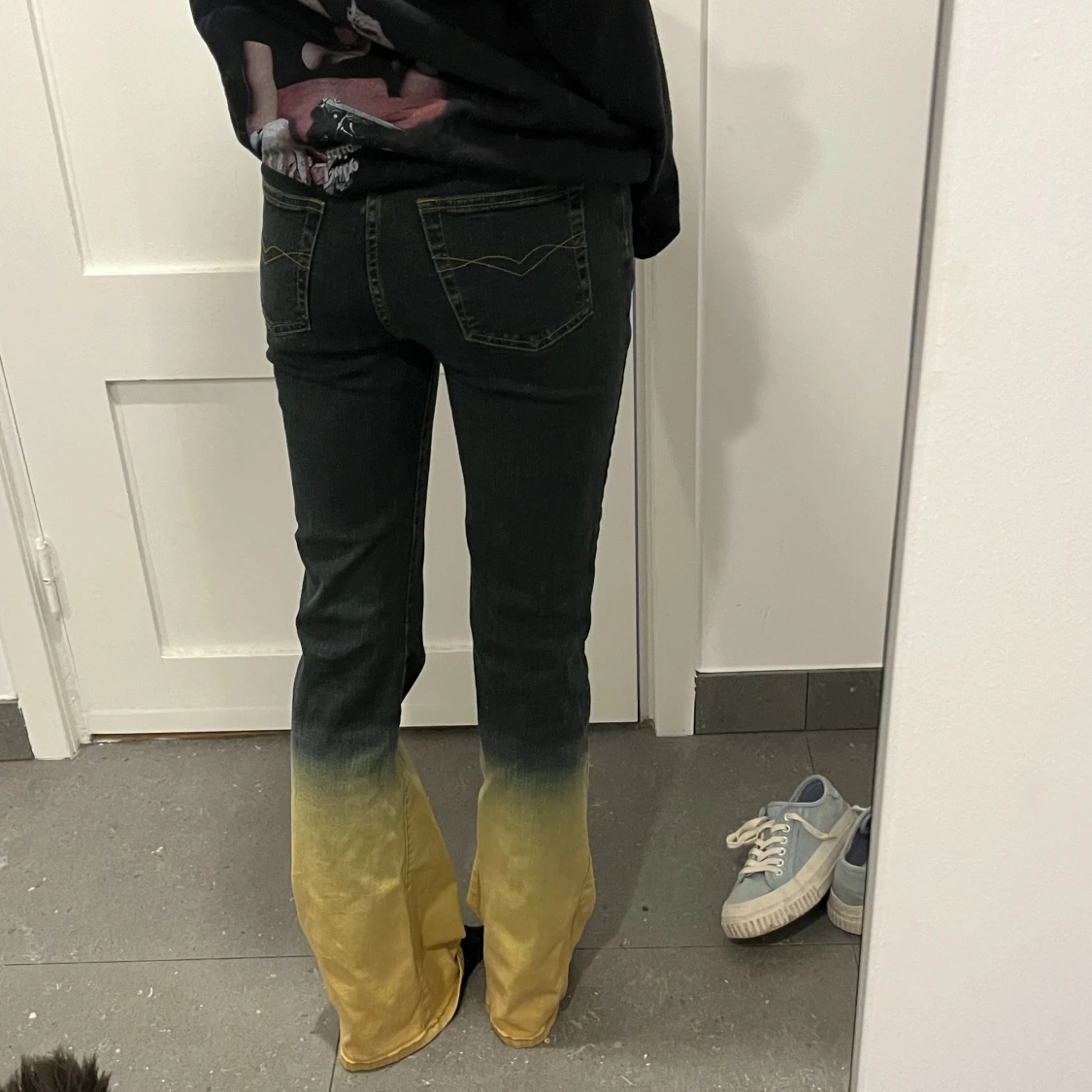 Lågmidjade jeans