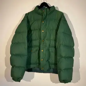 Oversized grön dun jacka. Vintage
