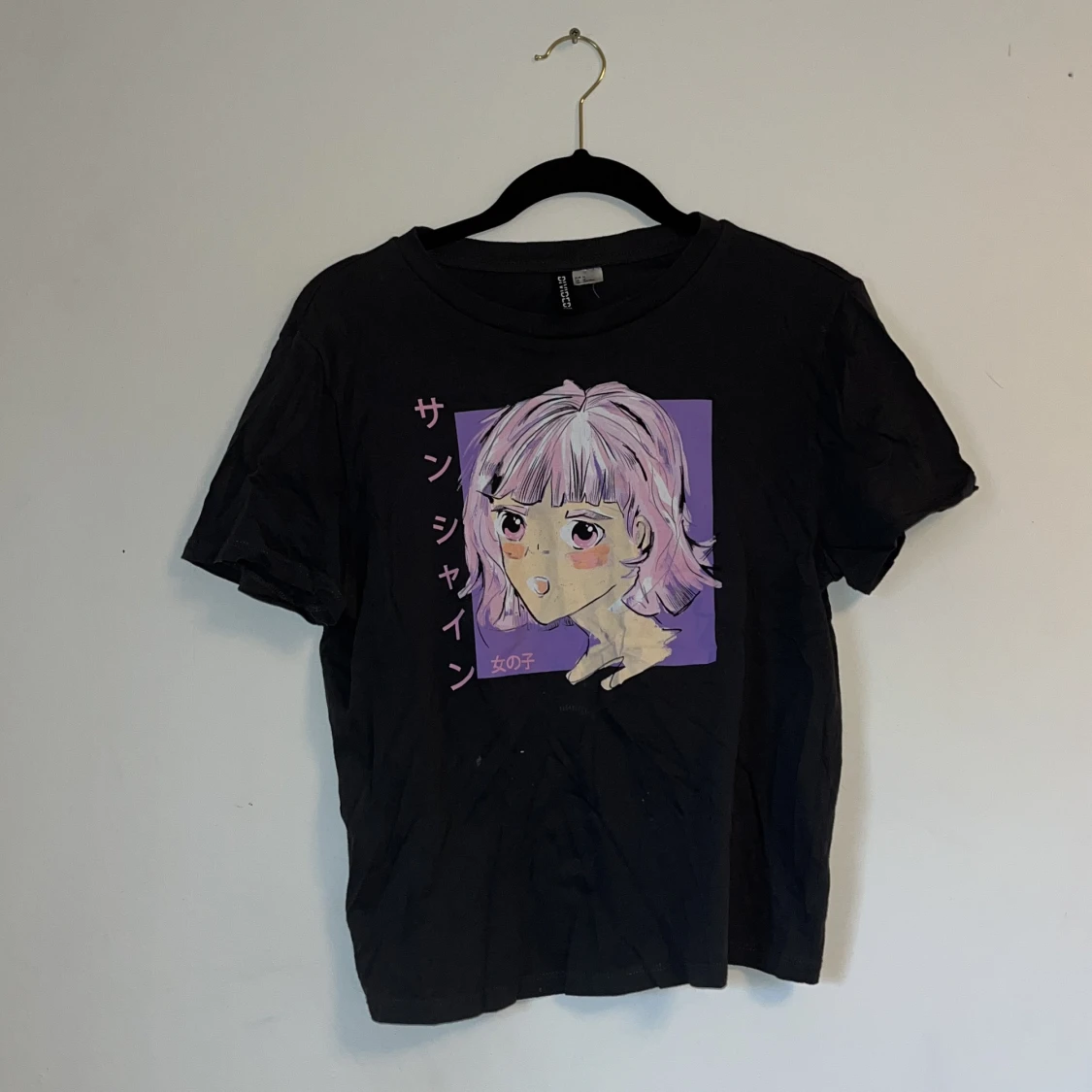 T-shirt med japansk text