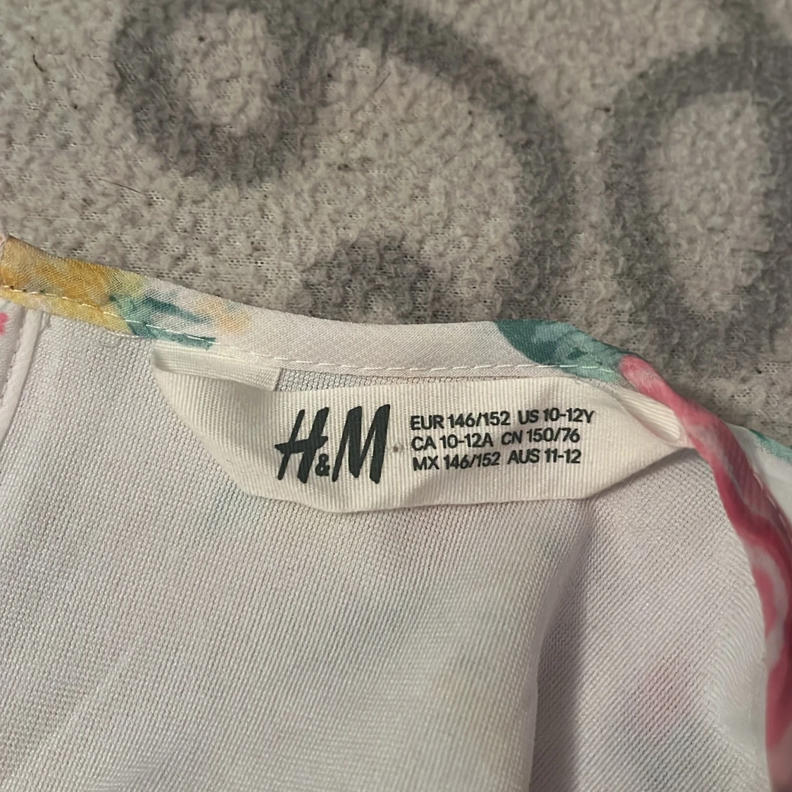 Vit Blom klänning - 91